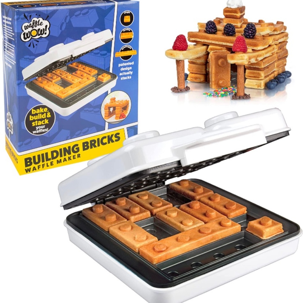 Building Brick LEGO Electric Waffle Maker- Cook Fun, Buildable Waffles